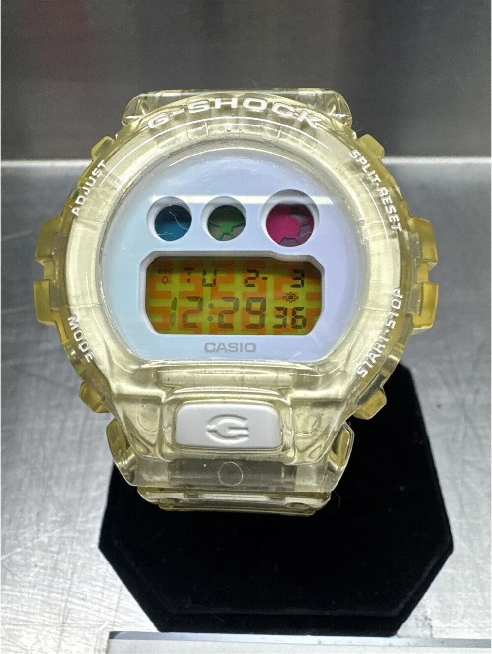 CASIO G-SHOCK 3230 25th Anniversary Model DW-6900SP-7JR Men's Clear Band Watch